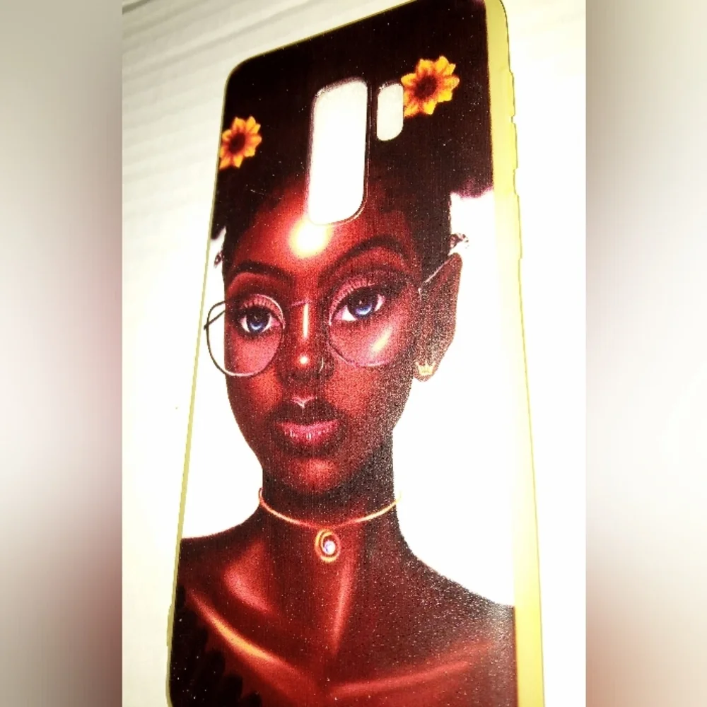 Galaxy Girl with Daisies Case